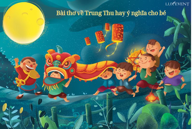 Bài thơ về Trung Thu cho bé