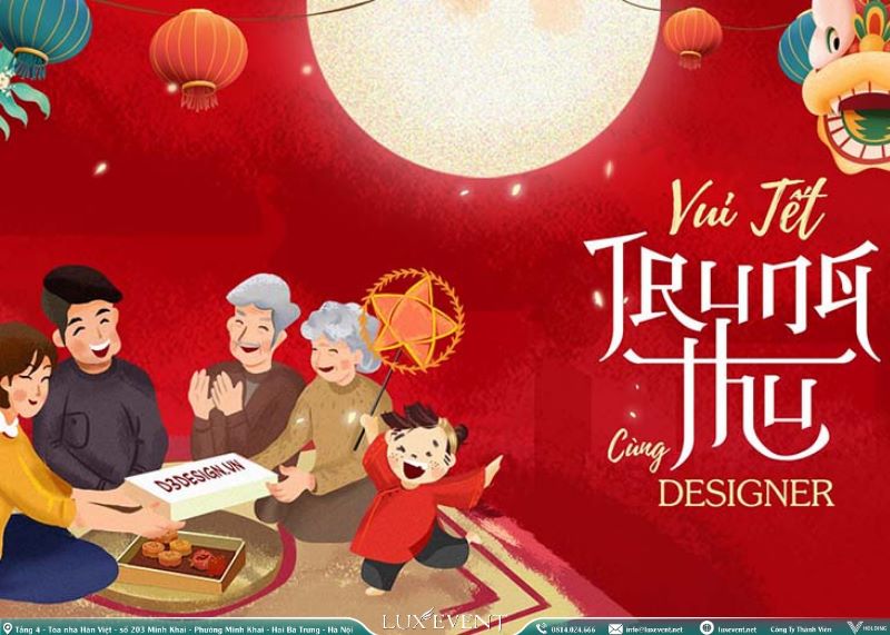 Mẫu banner tông đỏ