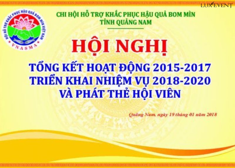 Mẫu backdrop hội nghị số 22