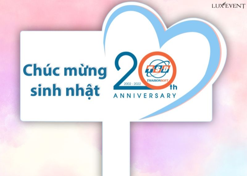 Mẫu hashtag sinh nhật công ty số 7