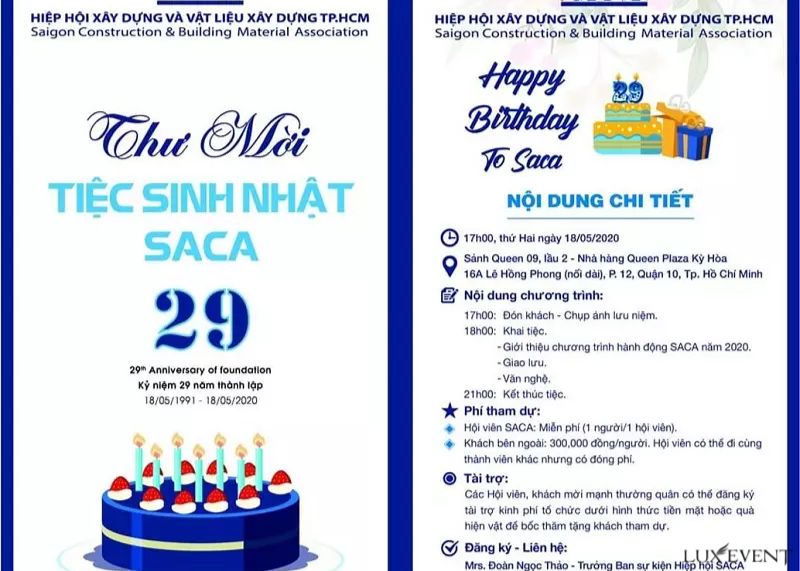 Mẫu thiệp mời sinh nhật số 1 