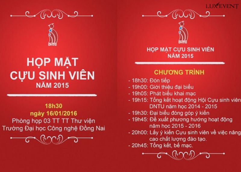 Mẫu thư mời số 5