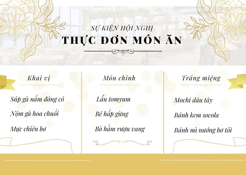 Mẫu thực đơn số 7 