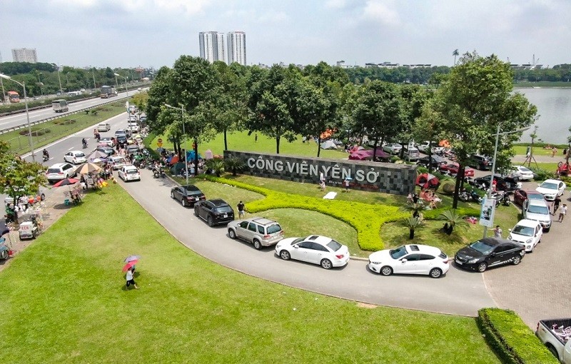 Công viên Yên Sở là địa điểm hàng đầu để tổ chức team building tại Hà Nội