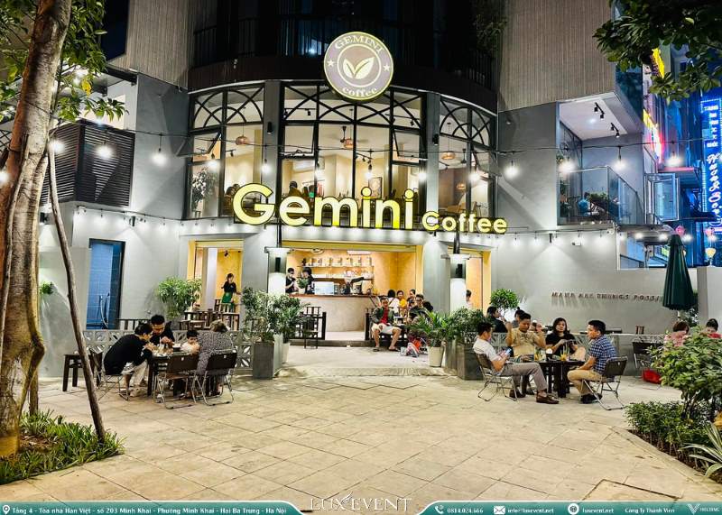 Địa điểm tổ chức sự kiện - Gemini Coffee
