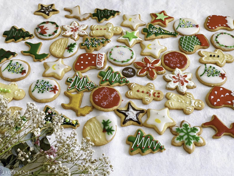 Ý tưởng Giáng sinh - Trang trí bánh quy