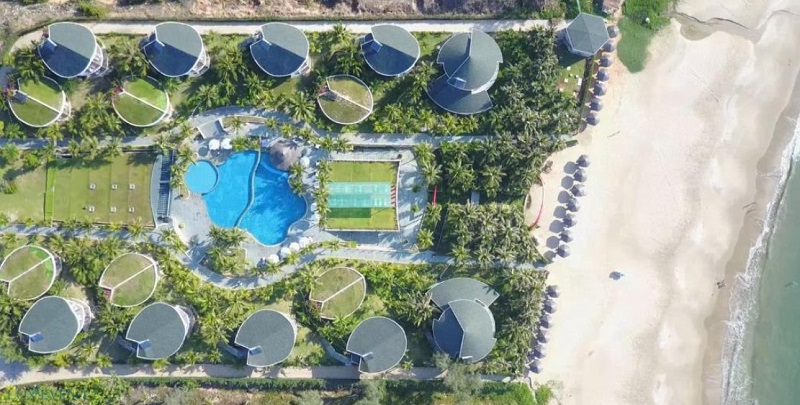 Sandunes Resort có kiến trúc không gian xanh luôn mang lại một cảm giác thư thái