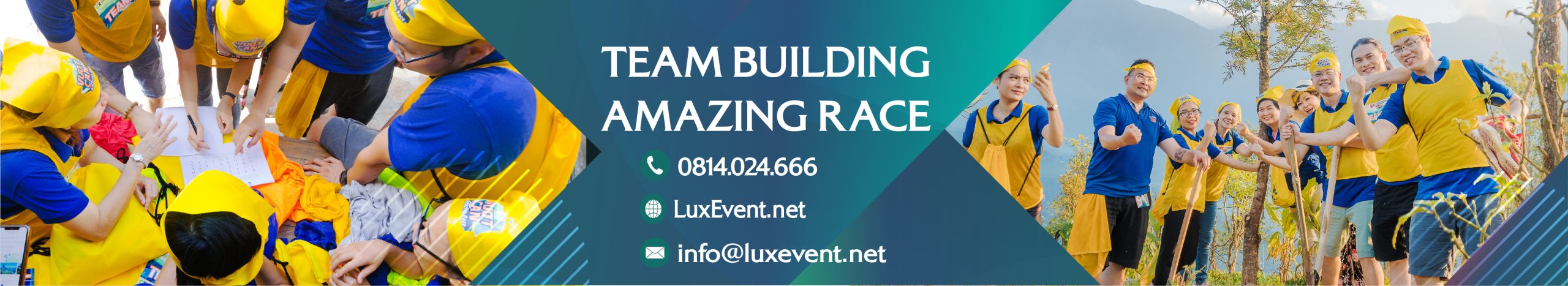 banner team building Amazing Race