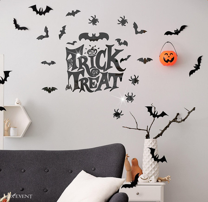 Trang trí Halloween bằng Decal dán tường