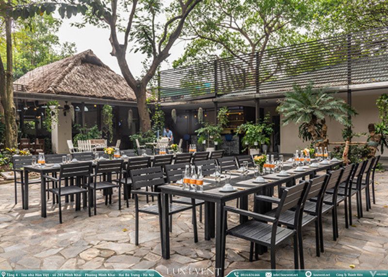 Địa điểm tổ chức họp lớp tại Hà Nội: Nhà hàng Công viên nhỏ